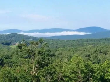 view from Monument Mountain in Great Barrington, MA