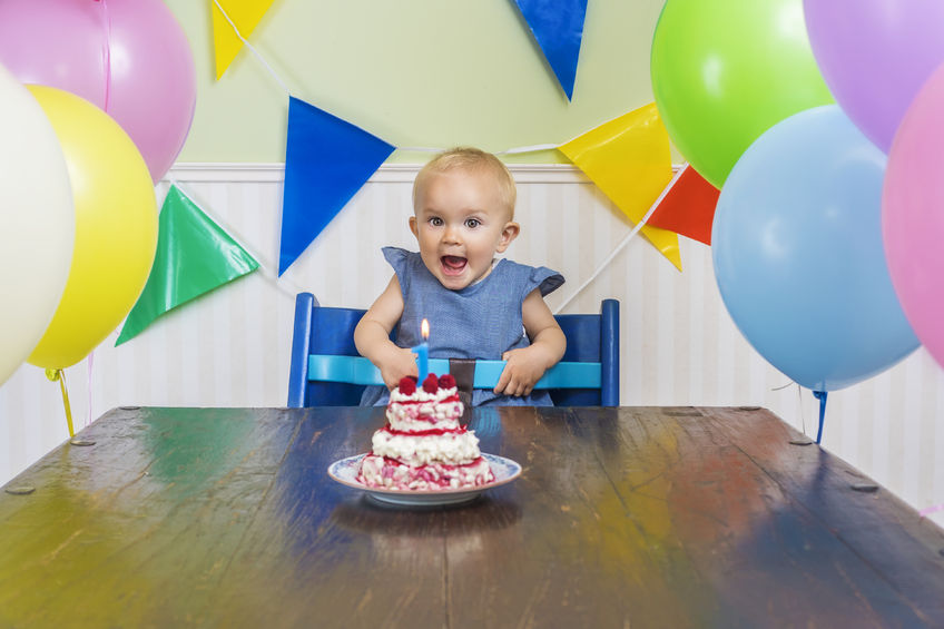 cute, baby, baby blowing her first, birthday, candle, first birthday