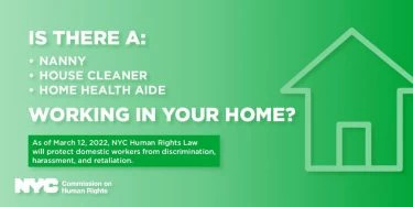 Ad for new NYC Commission on Human Rights campaign 